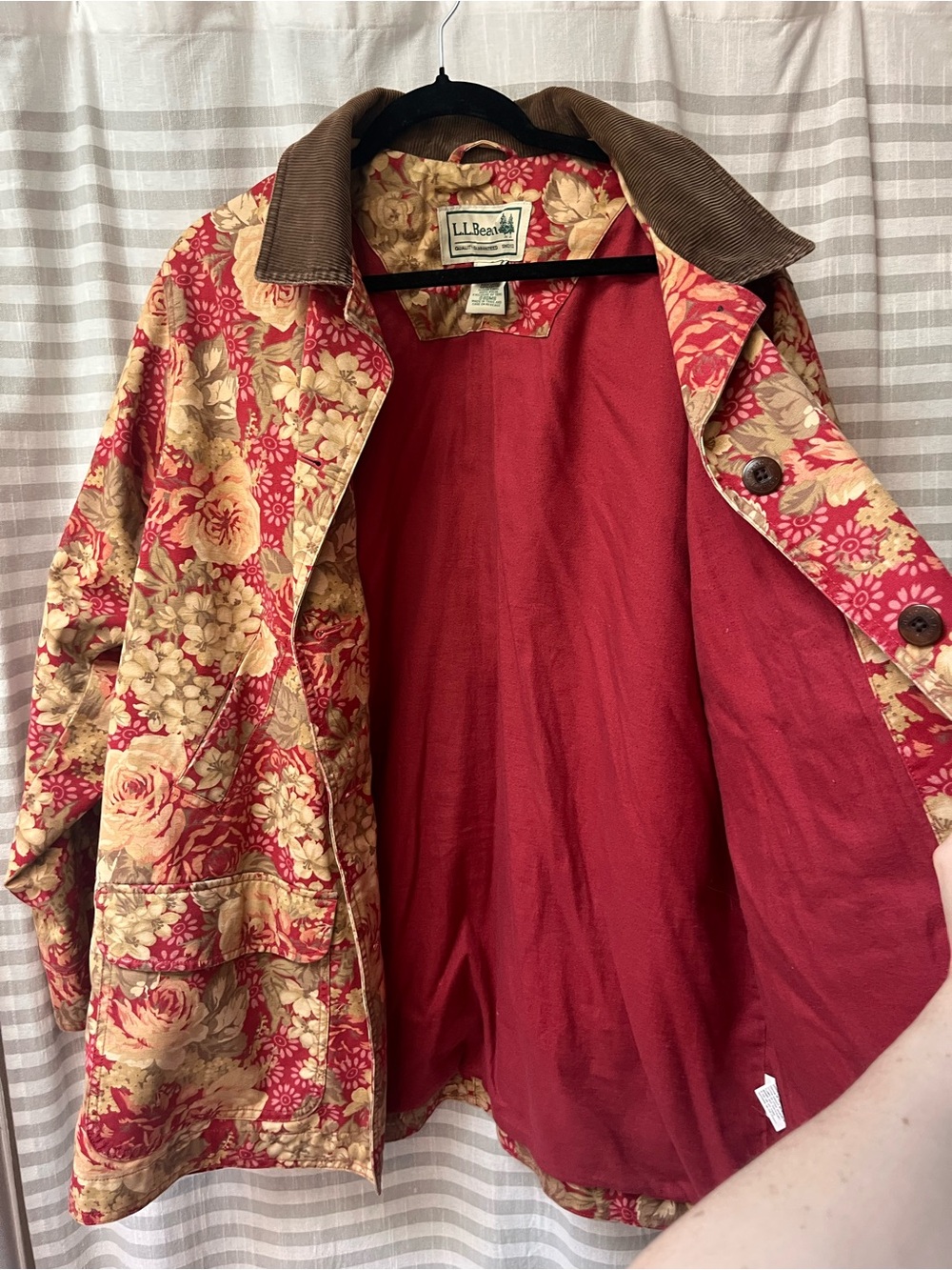 LL Bean Cotton Chore Coat - Picture 5 of 6